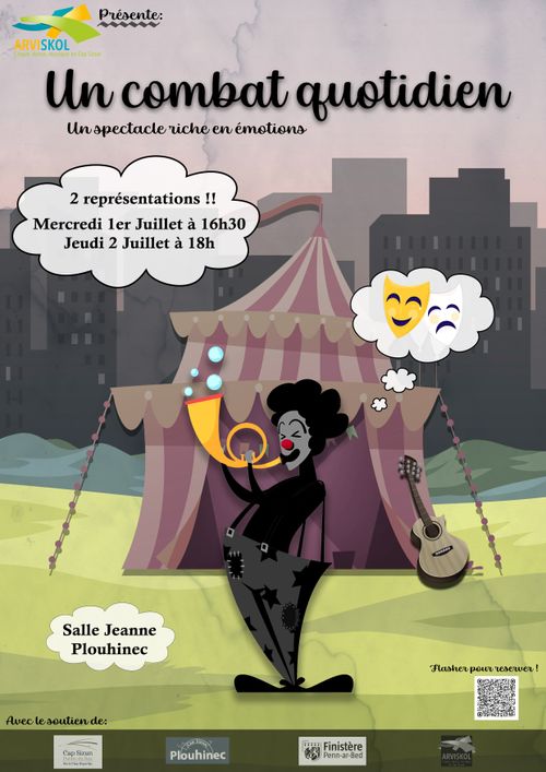 Un combat quotidien - Spectacle cirque-musique de fin d'année