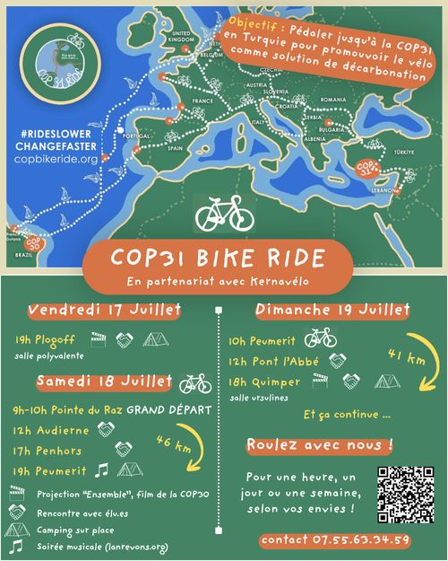 COP Bike Ride - Soirée ciné-échange la veille du départ