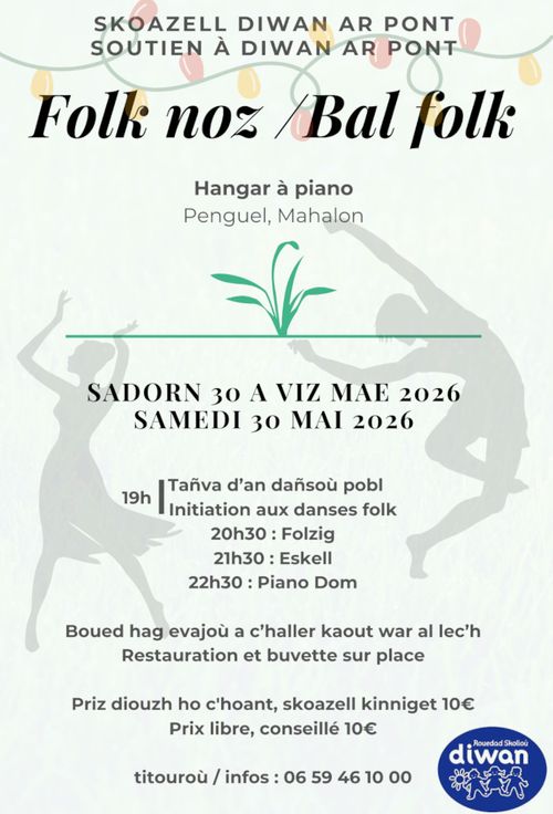 Folk Noz à Penguel Mahalon - Samedi 30 mai