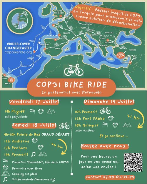 COP Bike Ride - Soirée ciné-échange la veille du départ