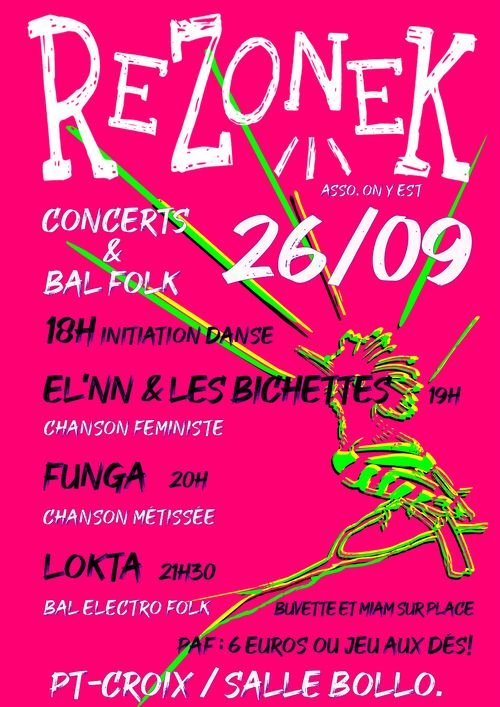Soirée RezoneK : Concerts & bal folk